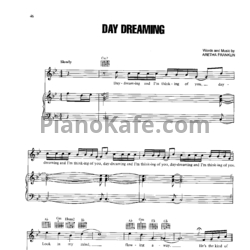 Ноты Aretha Franklin - Day dreaming - предпросмотр