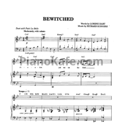Ноты Frank Sinatra - Bewitched - предпросмотр