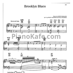 Ноты Barry Manilow - Brooklyn blues - предпросмотр