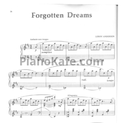 Ноты Leroy Anderson - Forgotten Dreams - предпросмотр