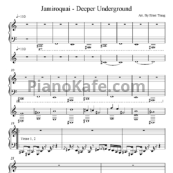 Ноты Jamiroquai - Deeper Underground - предпросмотр