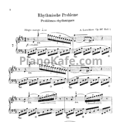 Ноты Альберт Лешгорн - Rhythmische Probleme (Соч. 197) - предпросмотр