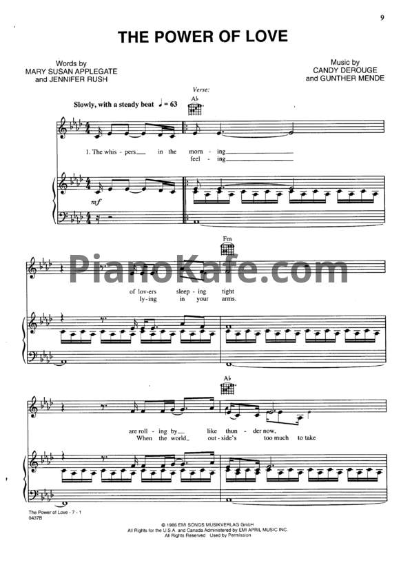 Ноты Celine Dion - All the way (A decade of song) (Книга нот) - PianoKafe.com