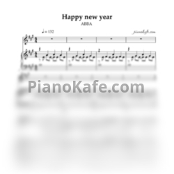 Ноты Abba - Happy New Year (Версия 2) - предпросмотр