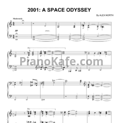 Ноты Alex North - 2001: A space oddyssey - предпросмотр