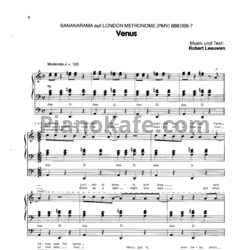 Ноты Shocking Blue - Venus (2)