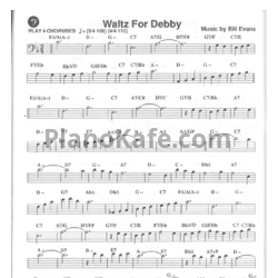 Ноты Bill Evans - Aebersold play a long. Volume 45 (Songbook) - предпросмотр