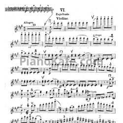 Ноты П. Сарасате - Цапатеадо - предпросмотр