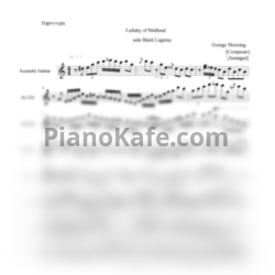 Ноты Bireli Lagrene - Lullaby of birdland - предпросмотр