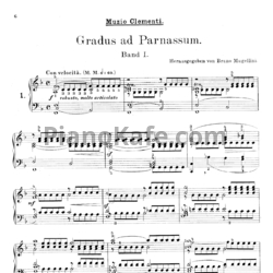 Ноты Муцио Клементи - Gradus ad Parnassum. Book 1 (Этюды №1-27) - предпросмотр