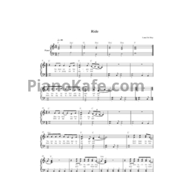 Ноты Lana Del Rey - Ride - предпросмотр