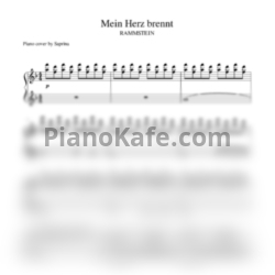 Ноты Rammstein - Mein Herz Brennt (Версия 2) - предпросмотр