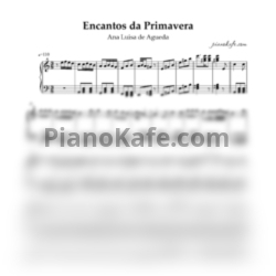 Ноты Ana Luisa de Agueda - Encantos da Primavera (Переложение для аккордеона)