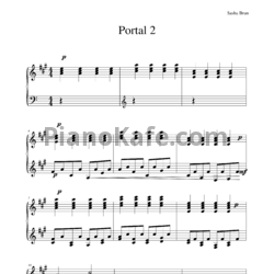 Ноты Sasha Brun - Portal 2