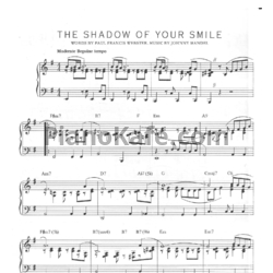 Ноты Johnny Mandel - The shadow of your smile