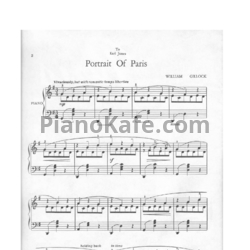 Ноты Gillock William - Portrait of Paris - предпросмотр