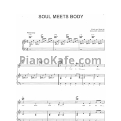 Ноты Death Cab For Cutie - Soul meets body