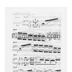 Ноты Ф. Шопен - Большой концертный дуэт для виолончели и фортепиано на темы из оперы Мейербера "Роберт-дьявол" (B. 70) - предпросмотр