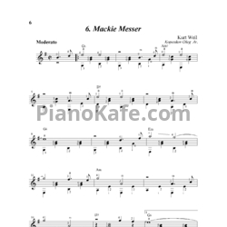 Ноты Kurt Weil - Mackie Messer