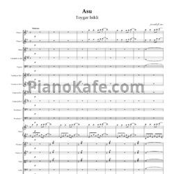 Ноты Toygar Isikli - Asu (Партитура и партии) - предпросмотр