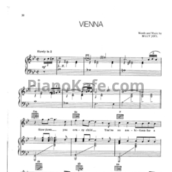 Ноты Billy Joel - Vienna - предпросмотр
