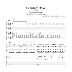 Ноты My Chemical Romance - Cemetery drive - предпросмотр