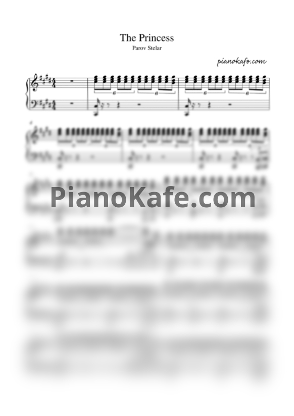 Ноты Parov Stelar – The Princess - PianoKafe.com