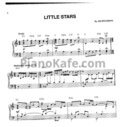 Ноты Jim Brickman - Little stars - предпросмотр