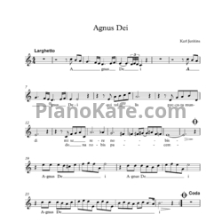 Ноты Karl Jenkins - Agnus dei - предпросмотр
