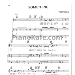 Ноты The Beatles - Something - предпросмотр