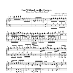 Ноты Koji Kondo - Don't Stand on the Donuts - предпросмотр