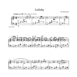 Ноты Yan Khmelyuk - Lullaby (Колыбельная)