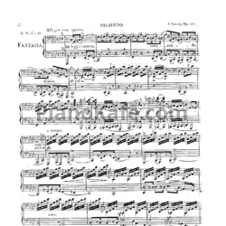 Ноты Карл Черни - Фантазия на четыре сети (Op. 226) для фортепиано в 4 руки - предпросмотр