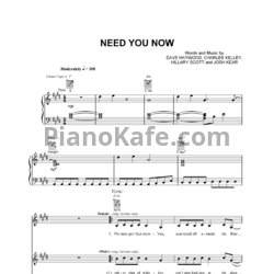 Ноты Lady Antebellum - Need you now (Книга нот)