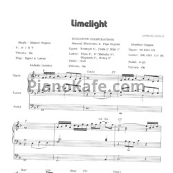 Ноты Elvis Presley - Limelight - предпросмотр