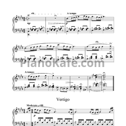 Ноты Ilya Beshevli - Vertgo - предпросмотр