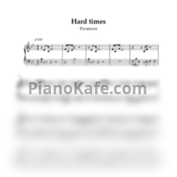 Ноты Paramore - Hard times