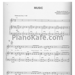 Ноты Madonna - Music - предпросмотр