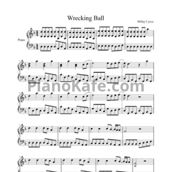 Ноты Олег Сидоров и Таис Логвиненко - Wrecking Ball