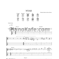 Ноты Hans Zimmer feat. Heitor Pereira - Nyah - предпросмотр