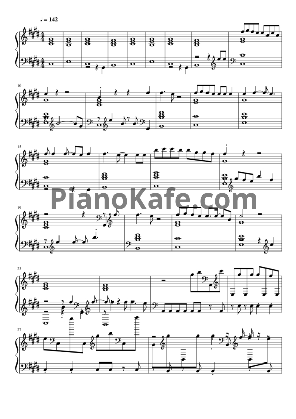 Ноты Marshmello feat. Khalid - Silence - PianoKafe.com