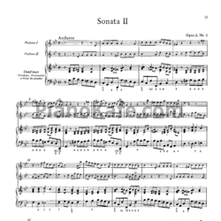 Ноты Георг Гендель - Соната №2 (Op. 2, №2, HWV 387) - предпросмотр