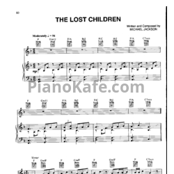 Ноты Michael Jackson - The lost children - предпросмотр