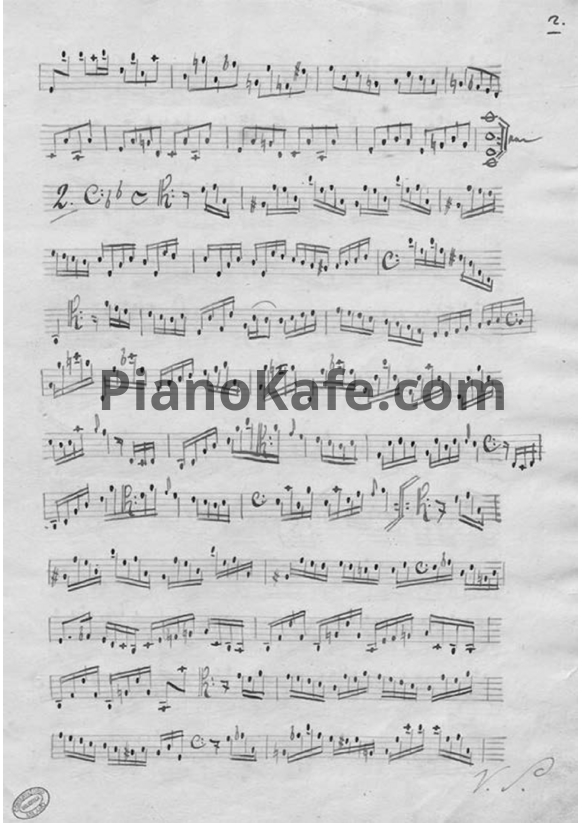 Ноты Иосиф Абако - Каприччио №2 для виолончели соло соль минор - PianoKafe.com