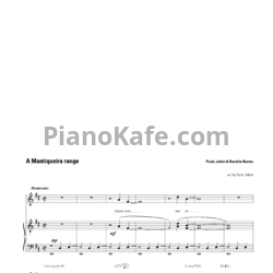 Ноты  Paulo Jobim & Ronalda Bastos - Mantiqueira range - предпросмотр