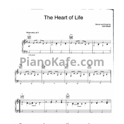 Ноты John Mayer - The heart of life - предпросмотр