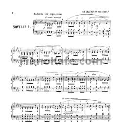 Ноты Ш. Майер - 12 новелл для фортепиано (Op. 142) - предпросмотр