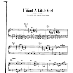 Ноты Wynton Kelly - I want a little girl - предпросмотр