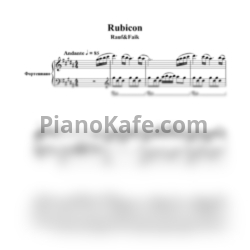 Ноты Rauf & Faik - Rubicon - предпросмотр