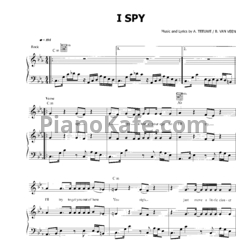 Ноты Anouk - I spy - предпросмотр